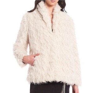 GB Gianni Bini Girls Faux Fur Jacket Size Large 12/14 Girls